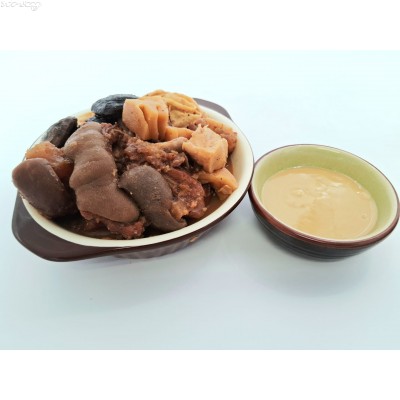 LL02 港製枝竹羊腩煲(約800g/包，抽真空包裝，已熟，加熱即食另付上羊腩汁及腐乳醬各1包)網購原價HK$148.00/包，會員試食價HK$119.00/包